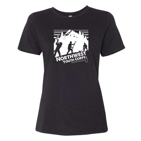 Northwest Youth Corps Printed - Women’s Relaxed Fit Heather CVC Tee Thumbnail