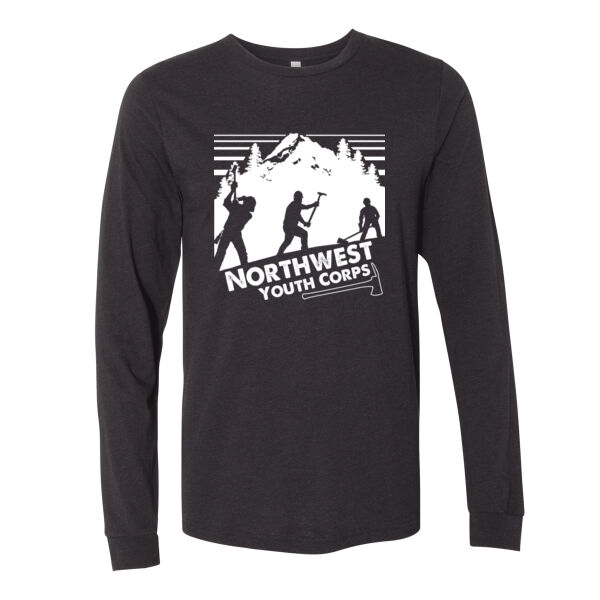 Northwest Youth Corps Printed - Unisex Heather CVC Long Sleeve Tee Thumbnail