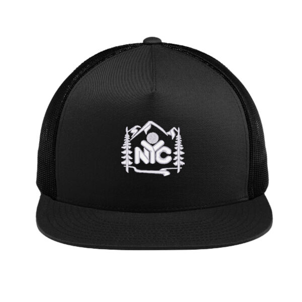 Northwest Youth Corps Embroidered - YP Classics ® 5 Panel Classic Trucker Mesh Back Cap Thumbnail