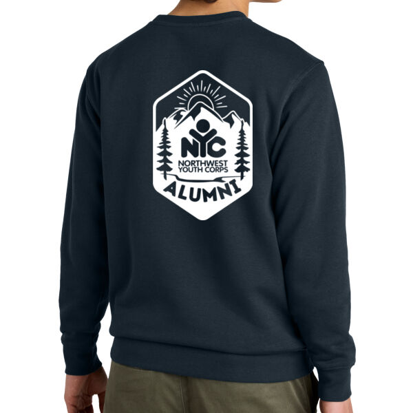 District Northwest Youth Corps Printed- - Fleece Crew Sweatshirt Thumbnail