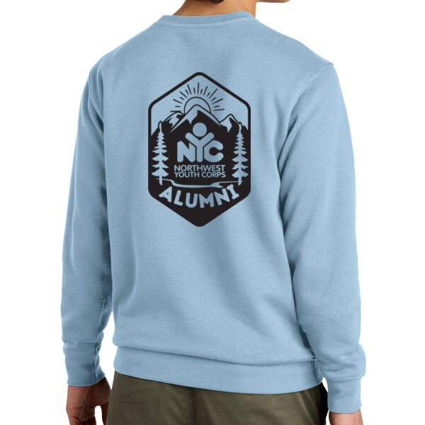 District Northwest Youth Corps Printed- - Fleece Crew Sweatshirt Thumbnail