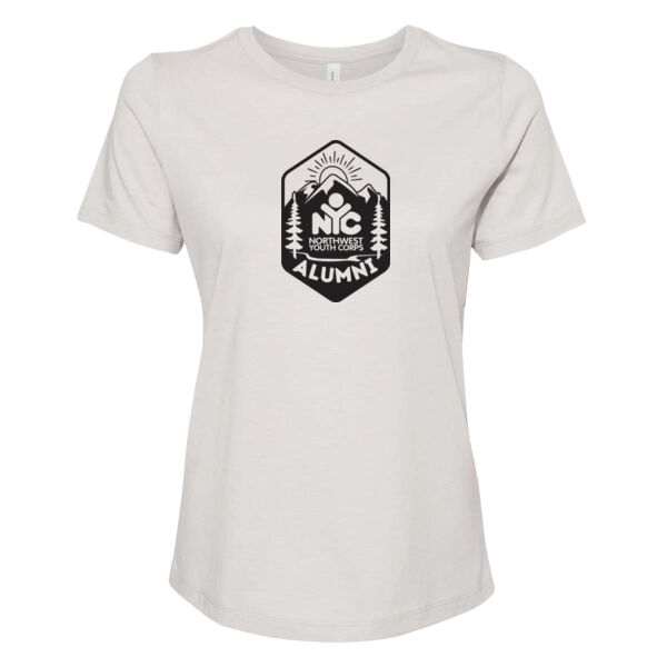 Bella + Canvas Northwest Youth Corps Aulumni Printed- - Women’s Relaxed Fit Heather CVC Tee Thumbnail