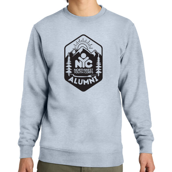 District Northwest Youth Corps Printed- - Fleece Crew Sweatshirt Thumbnail