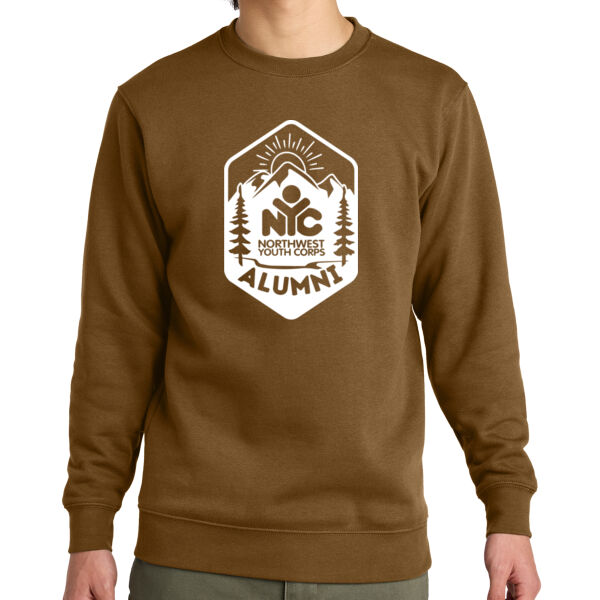 District Northwest Youth Corps Printed- - Fleece Crew Sweatshirt Thumbnail